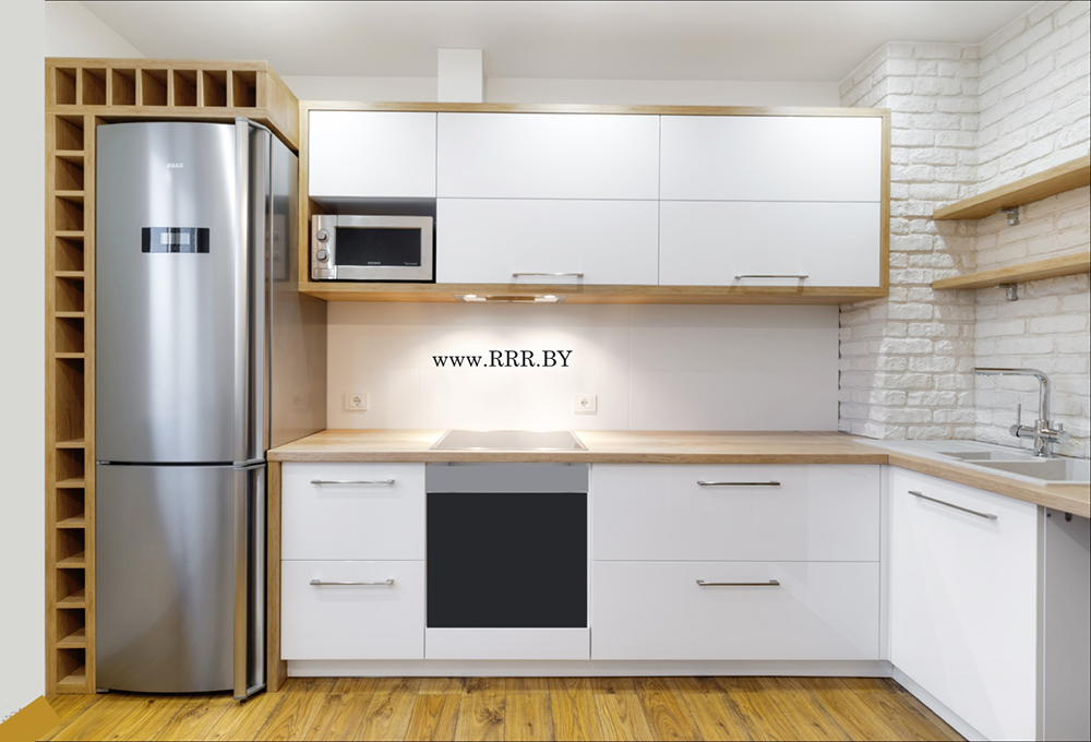 Кухонные Гарнитуры С Холодильником Фото