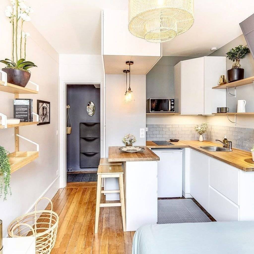 Кухни 4 кв м: дизайн, фото, планировка маленькой кухни