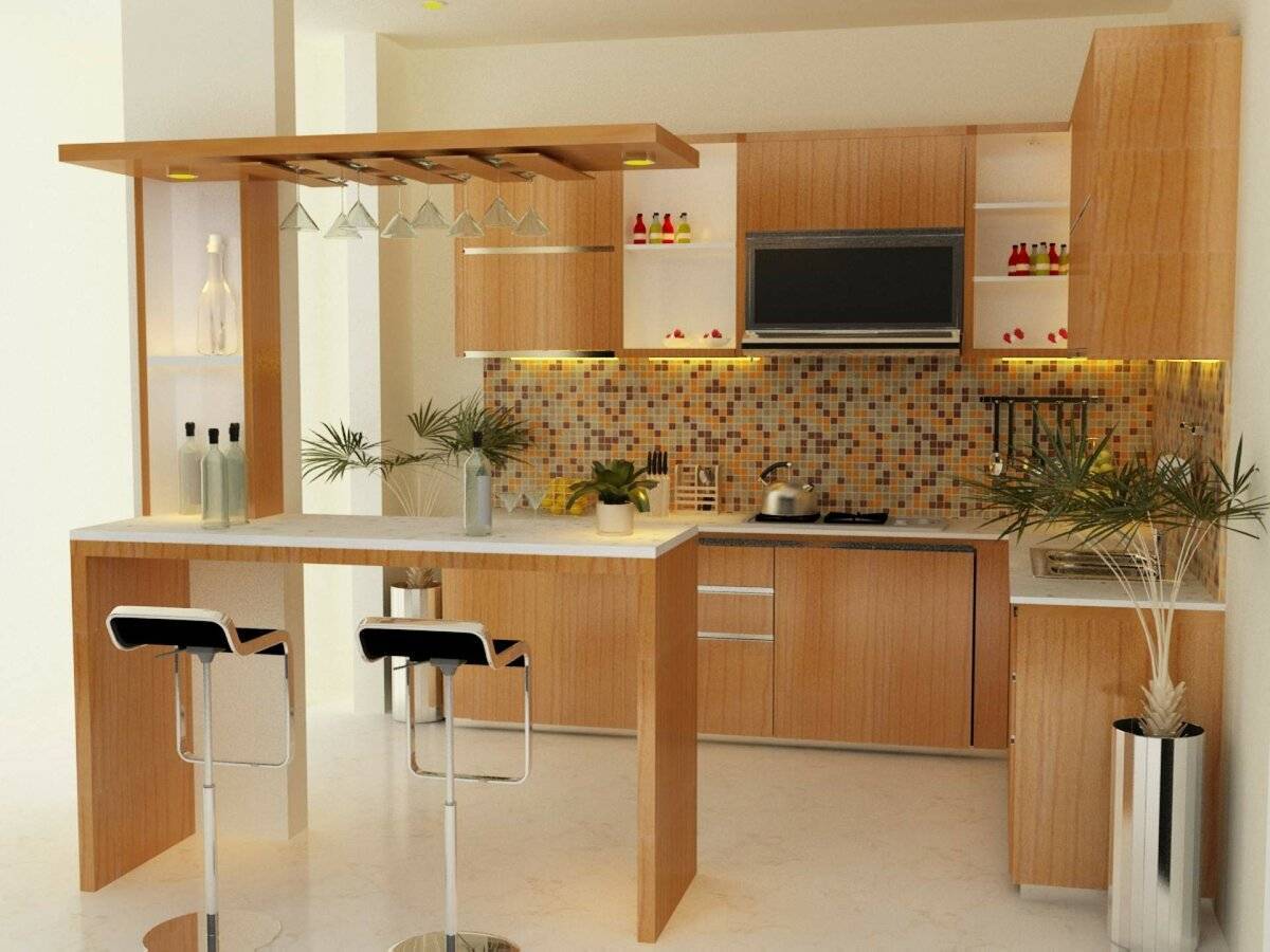 Угловая кухня с барной стойкой: 33 идеи дизайна