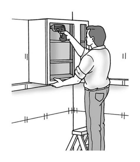 Как вешать кухонные шкафы и не только