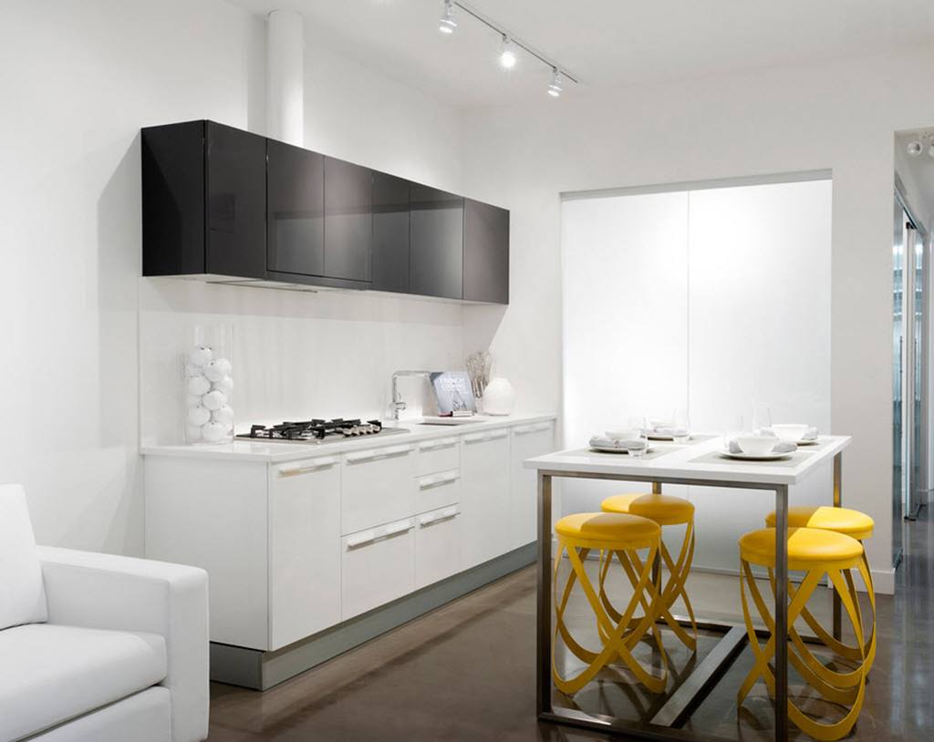 Дизайн белых кухонь в современном стиле фото