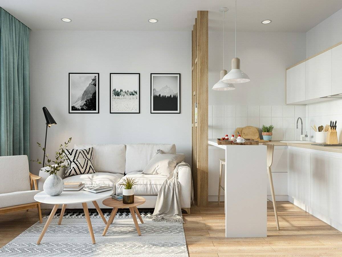 Скандинавский стиль в маленькой квартире: особенности дизайна малогабаритного жилья, как оформить интерьер однокомнатной студии и хрущевки, идеи решений на фото