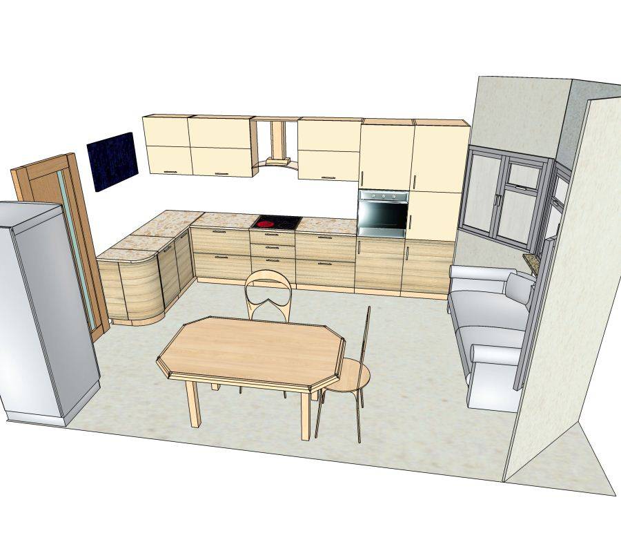 Дизайн кухни-гостиной 17 кв. м — планировка и варианты оформления
