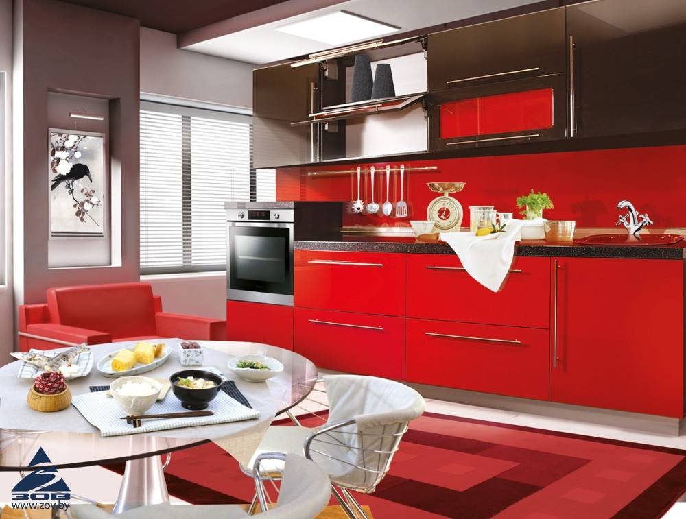 Яркие кухни - 150 самых красочных интерьеров