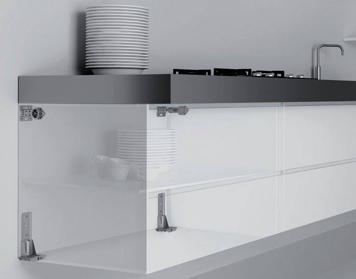 Такие нужные подвесные шкафчики на кухне: виды, размеры и монтаж