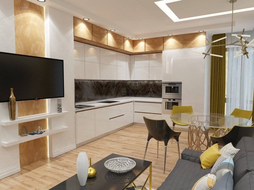 Кухня 16 кв. м. - лучшие идеи планировки, варианты зонирования и обустройстваварианты планировки и дизайна