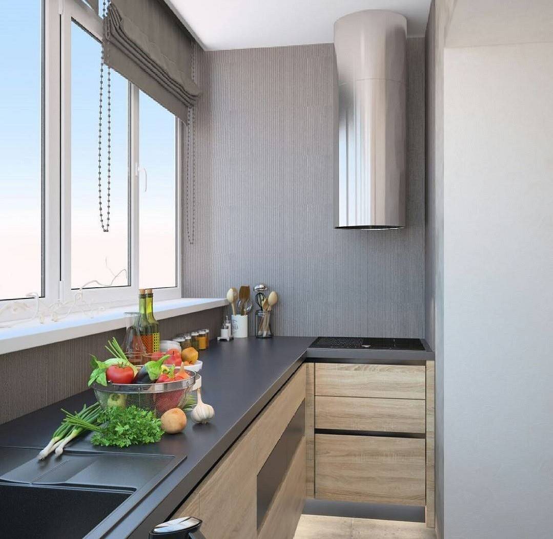 Дизайн кухни 8-12 кв.м. в квартире с балконом. топ-5 советов для объединение пространства + 100 фото