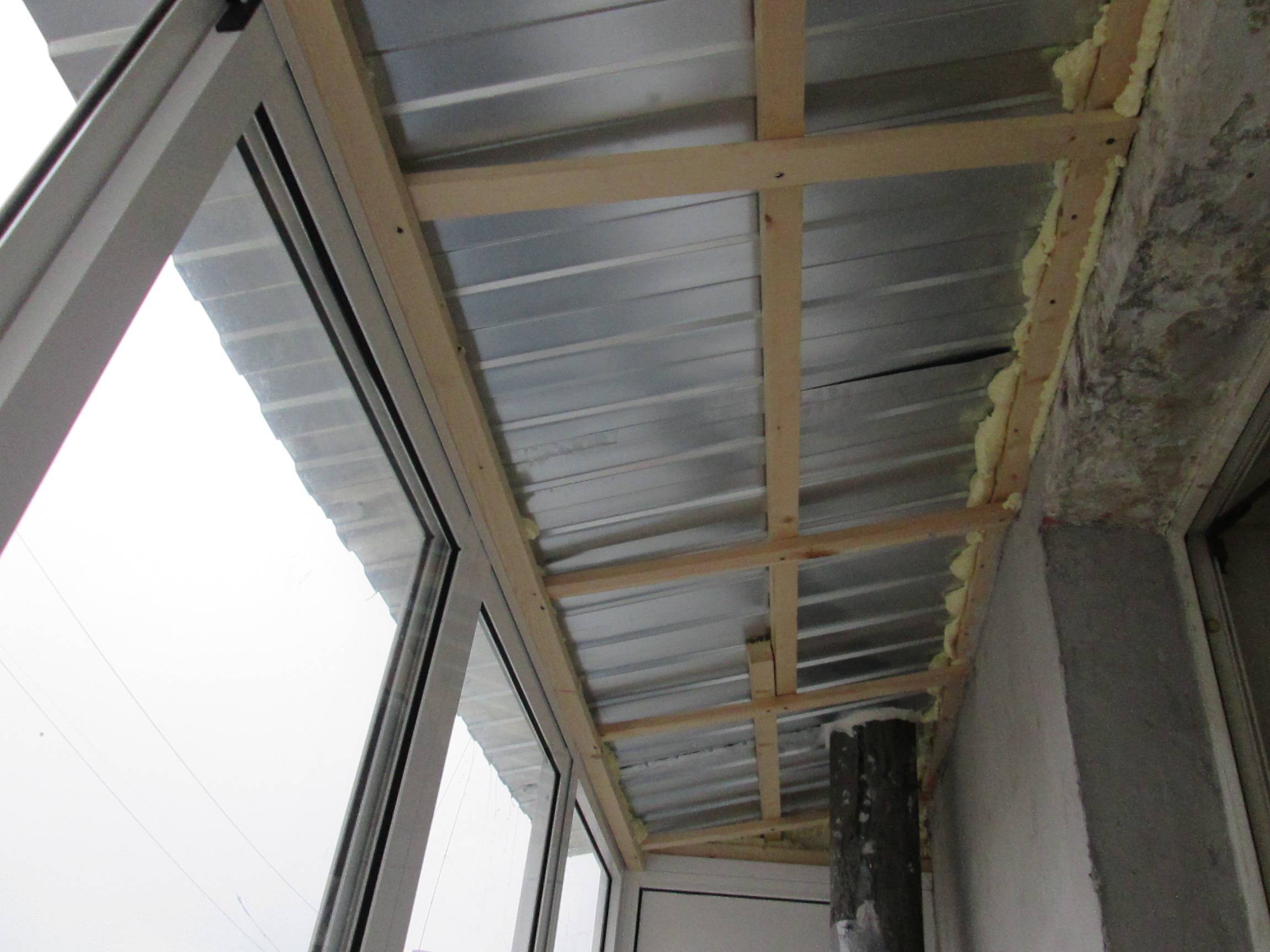 Шумоизоляция крыши балкона: выбор материалов и этапы работ
