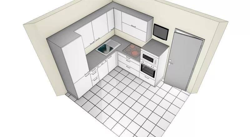 Дизайн кухни 17 кв м, варианты зонирования, фото в интерьере