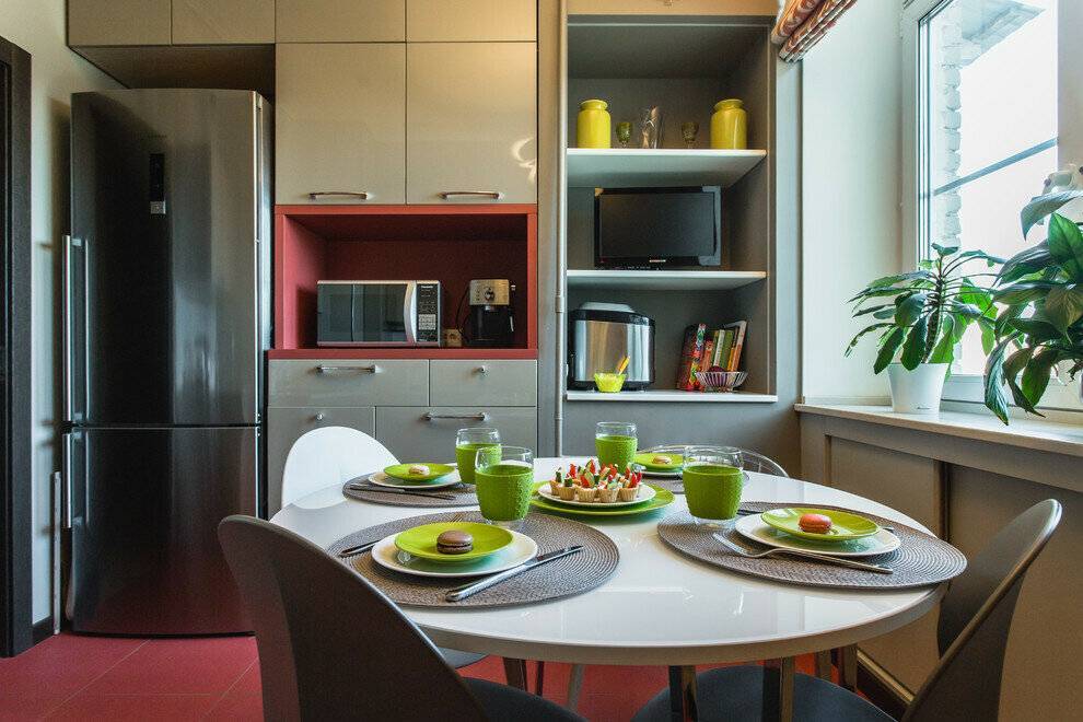 Дизайн кухни 6 кв. м: 100 фото красивых идей и новинок интерьера