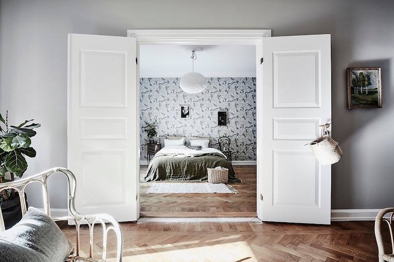Белые двери в стиле прованс фото