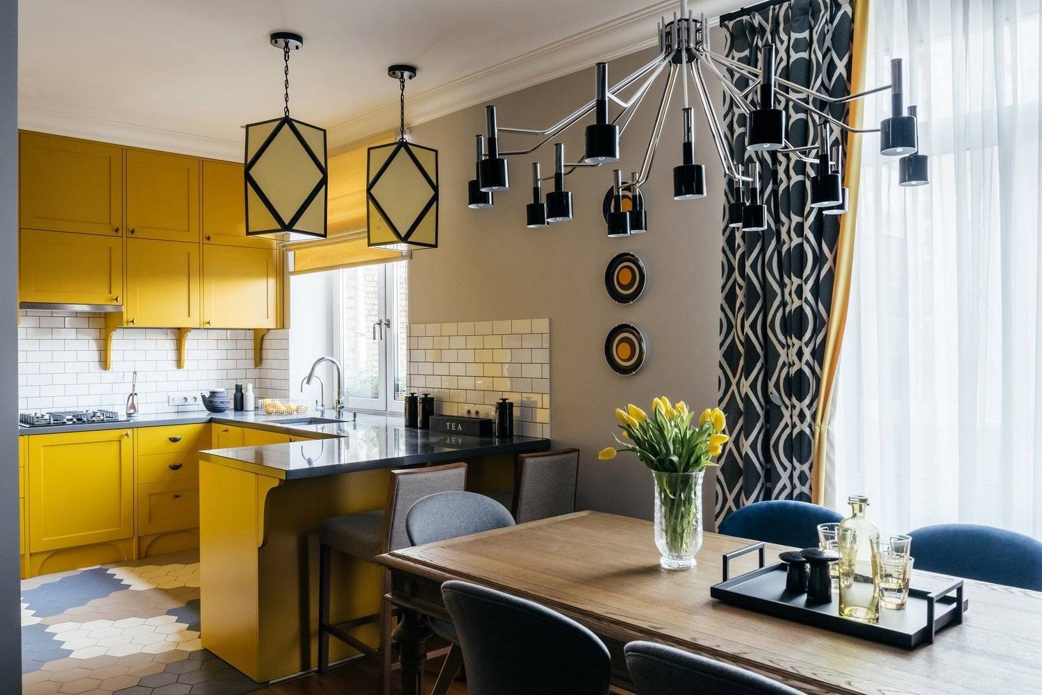 Дизайн кухни в желтых тонах: особенности применения цвета, уникальные советы и фото