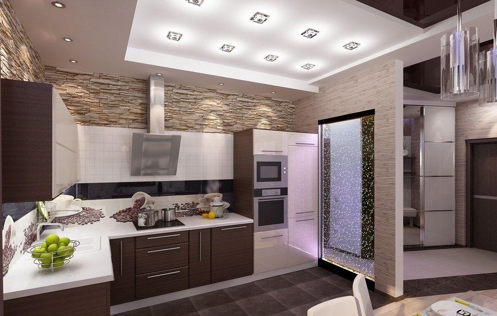 Кухня совмещенная с коридором фото дизайн