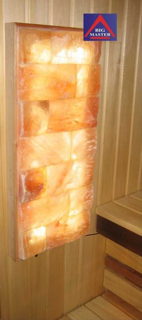 Стена из гималайской соли с подсветкой своими руками
