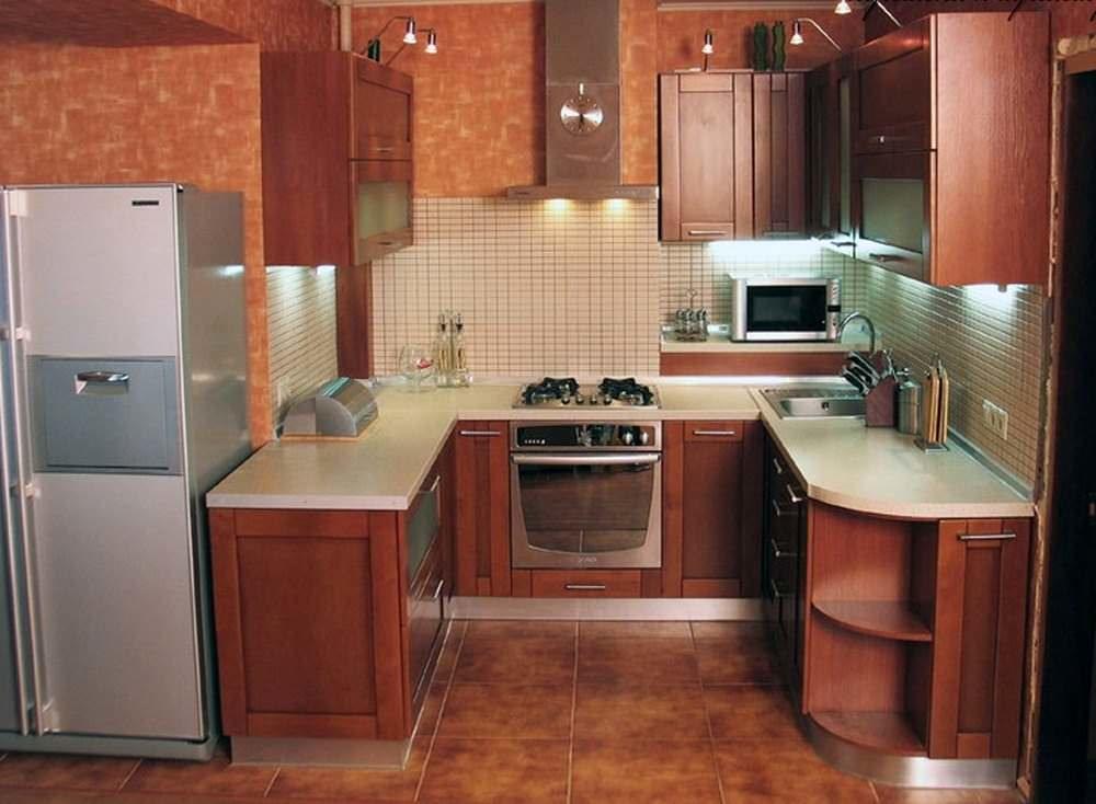 Угловые кухни для маленькой кухни - 70 фото удачного дизайна