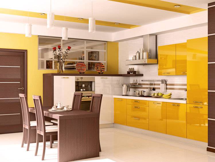 Желтая кухня в интерьере: 50+ фото с примерами сочетания цветов в дизайне