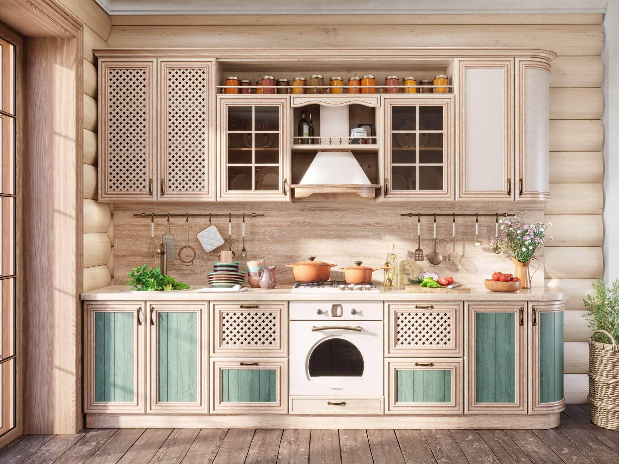 Кухня в стиле кантри: 60 фото дизайна интерьера и кухонного гарнитура