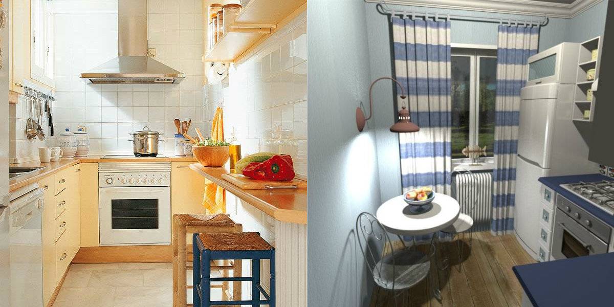 Кухня 6 кв. м. – как сделать лучший дизайн и интерьер на маленькой площади (130 фото)