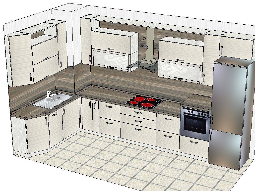 Планировка мебели на кухне: 115 фото идей и вариантов планировкиварианты планировки и дизайна