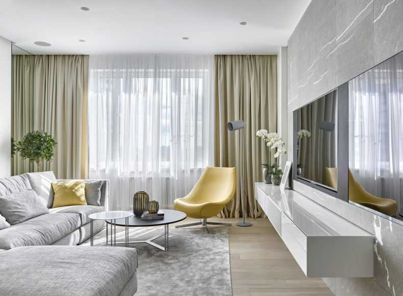 Красивые шторы в гостиную [70 фото]: дизайн, цвет, стиль, идеи в интерьере