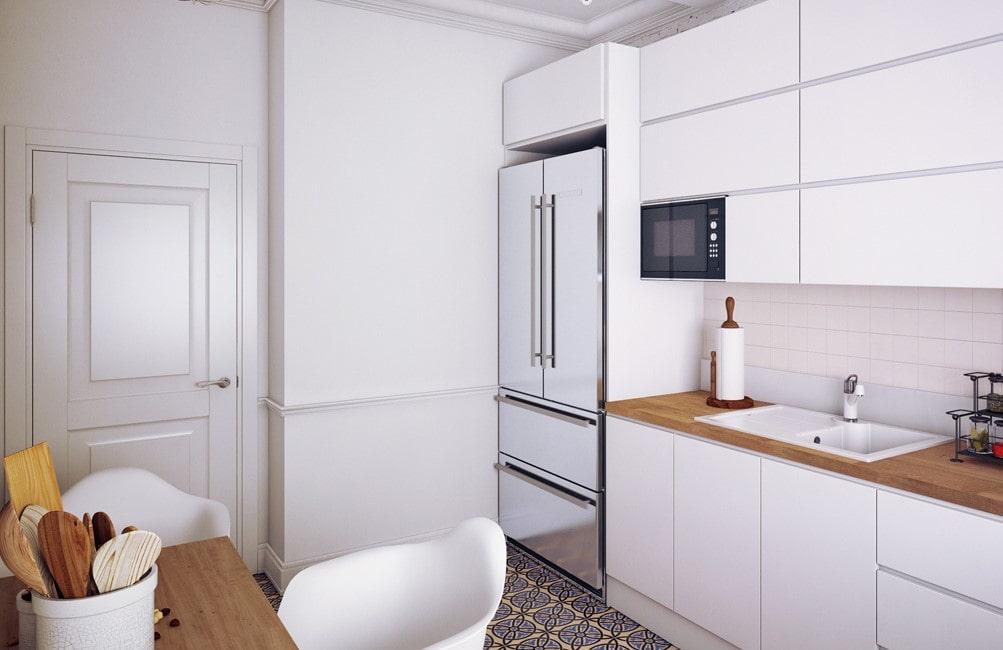 Минимализм на кухне, совмещенной с гостиной: готовые интерьеры
 - 24 фото