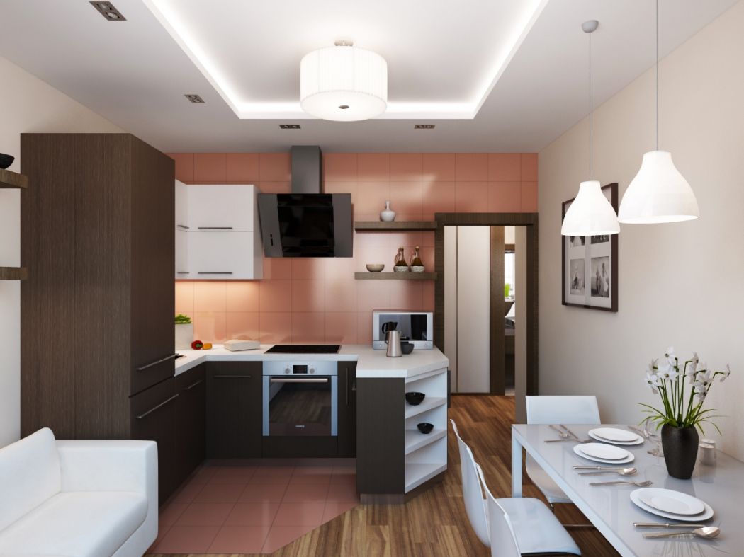 Однокомнатная квартира с отдельной кухней - 3 проекта с планировками