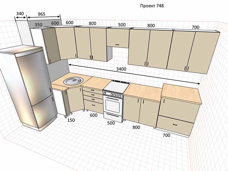 Кухонный гарнитур для маленькой кухни 5 кв. дизайн маленькой кухни 5 кв. м: выбор стиля и советы по дизайн