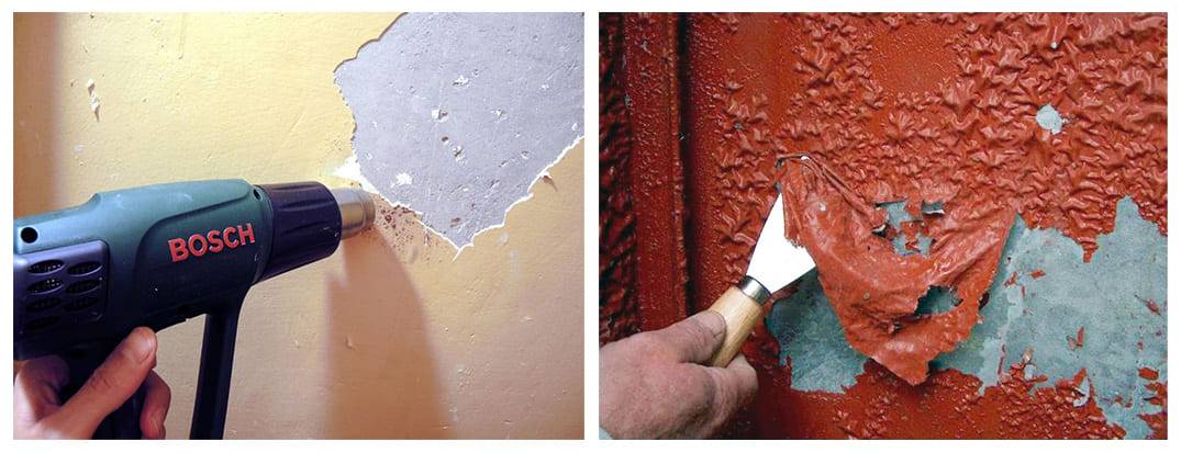 Как очистить стену от старой краски быстро: 9 средств для снятия краски со стен