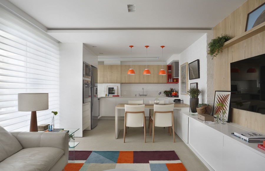 21 вариант кухни совмещеной с гостиной: дизайн интерьера, зонирование и стилевые решение