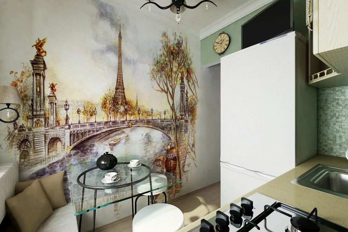 Фрески на стену фото в интерьере квартиры