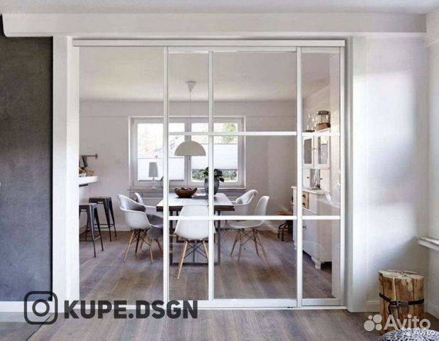 Раздвижные двери на кухню: складная и сдвижные кухонные-купе, межкомнатные, стеклянная откатная
