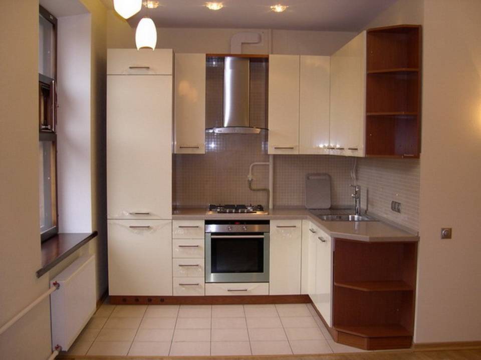 Дизайн кухни 8-9 кв.м. фото интерьера, планировка помещения и мебель