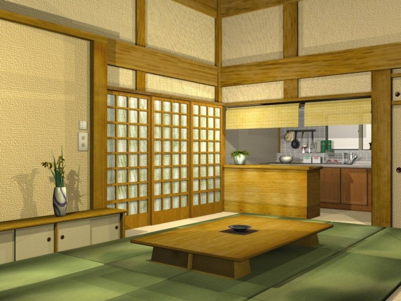 Кухни в японском стиле: особенности отделки и декора, фото в интерьере