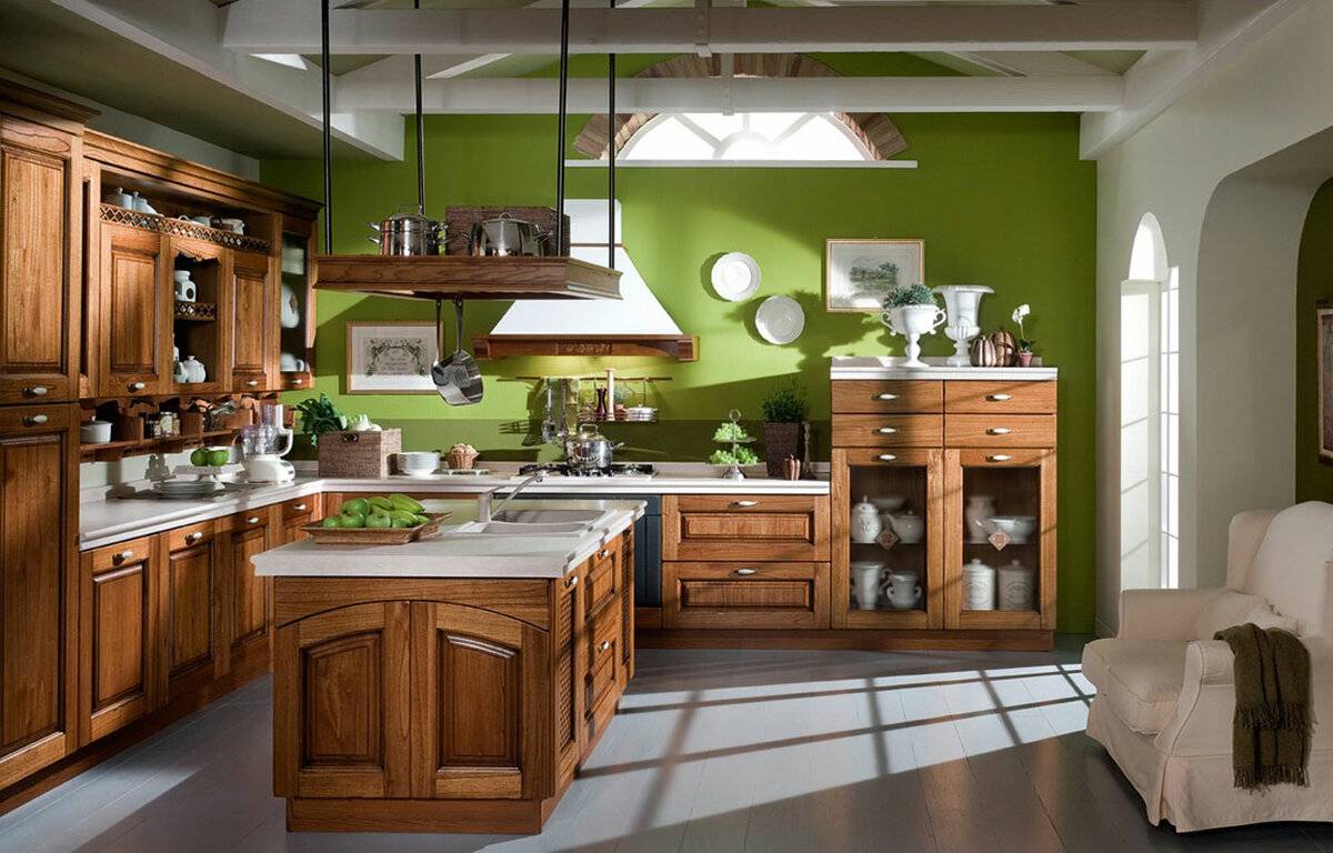 Кухонный интерьер в стиле Кантри