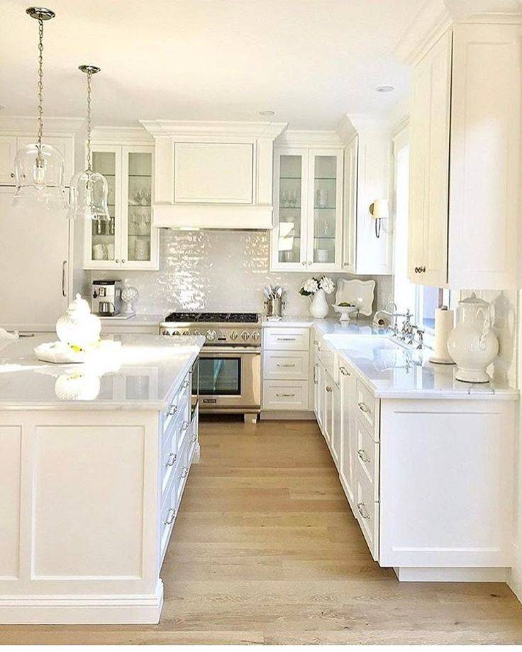 Кухня в белом цвете дизайн фото