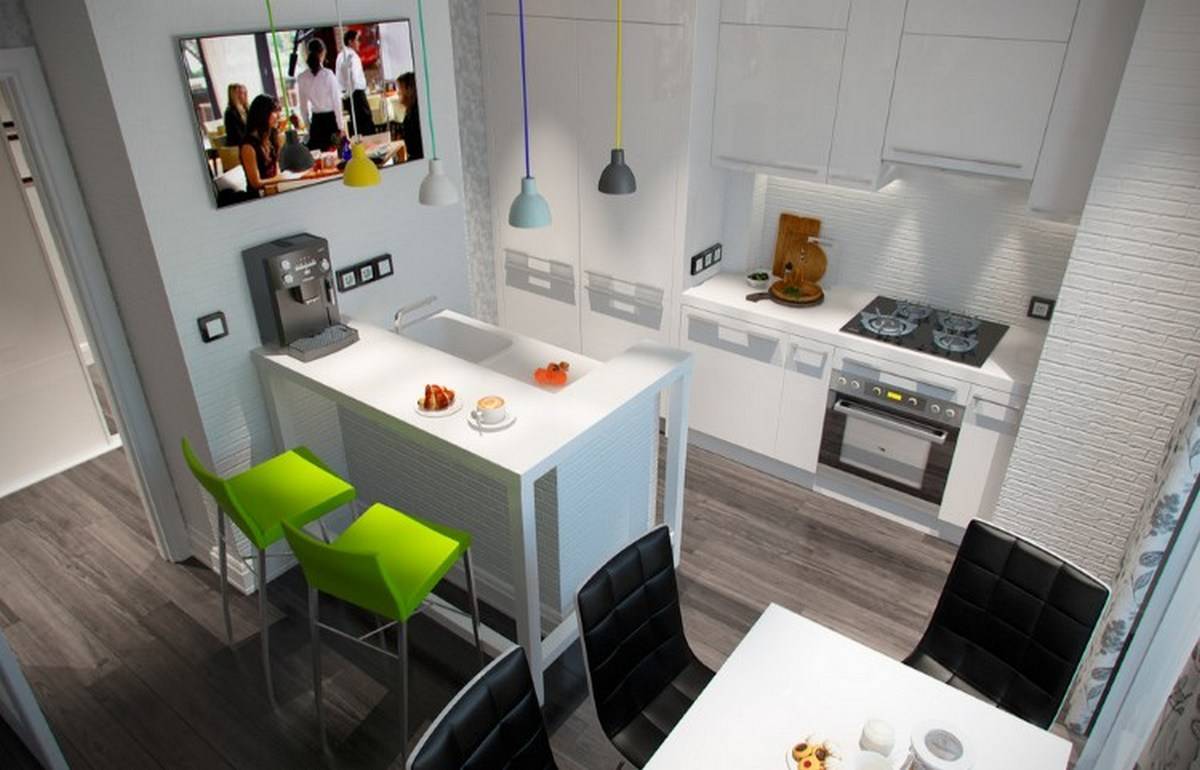 80 вдохновляющих идей дизайна кухни 12 кв.м. (фото)