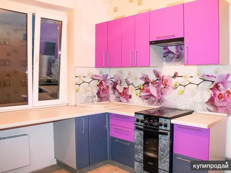 Кухня в розовом цвете - идеи дизайна интерьера