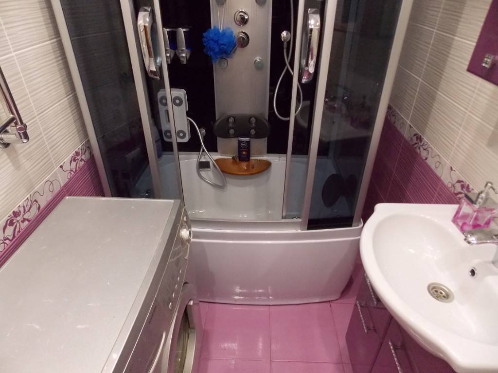 Фото ремонта ванной комнаты в хрущевке без туалета
