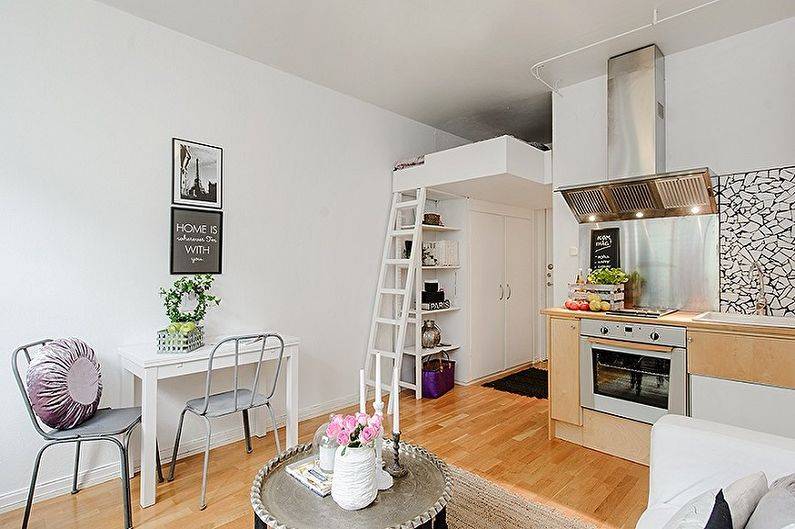 Кухня в однокомнатной квартире и дизайн ее интерьера для хрущевки