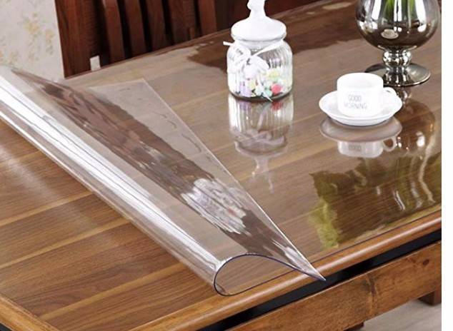 Как приклеить силиконовую клеёнку на стол?