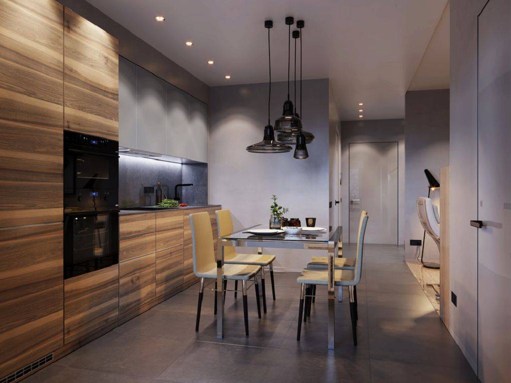 Кухня фото интерьер в квартире современном стиле