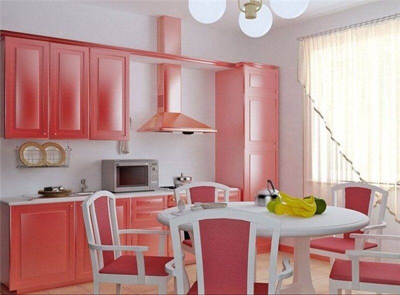 Розовая кухня в интерьере: 5 подсказок и 80 фото