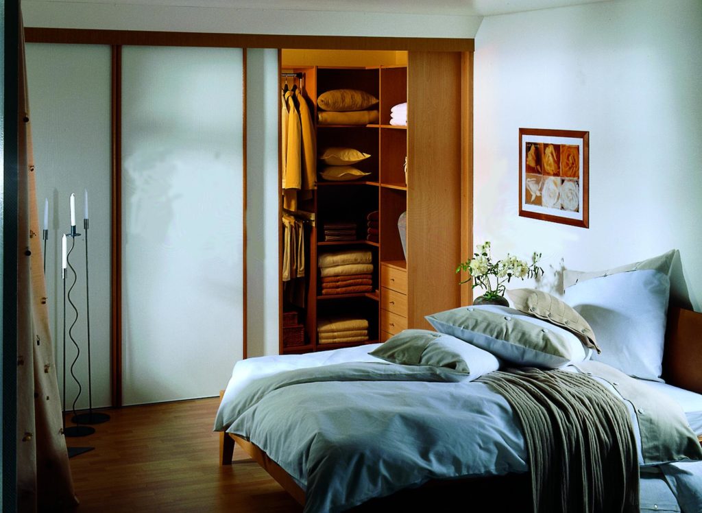 Спальня с гардеробной дизайн фото