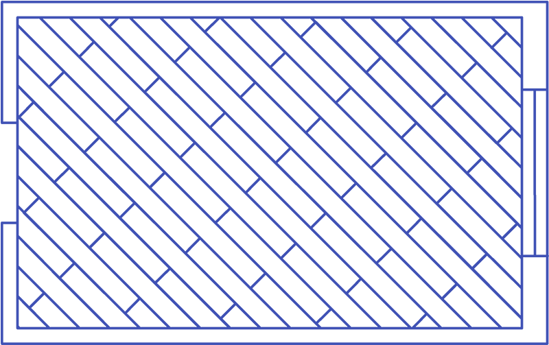 Укладка ламината по диагонали: особенности материала, способы укладки, подготовка основания к укладке, порядок укладки диагональным способом