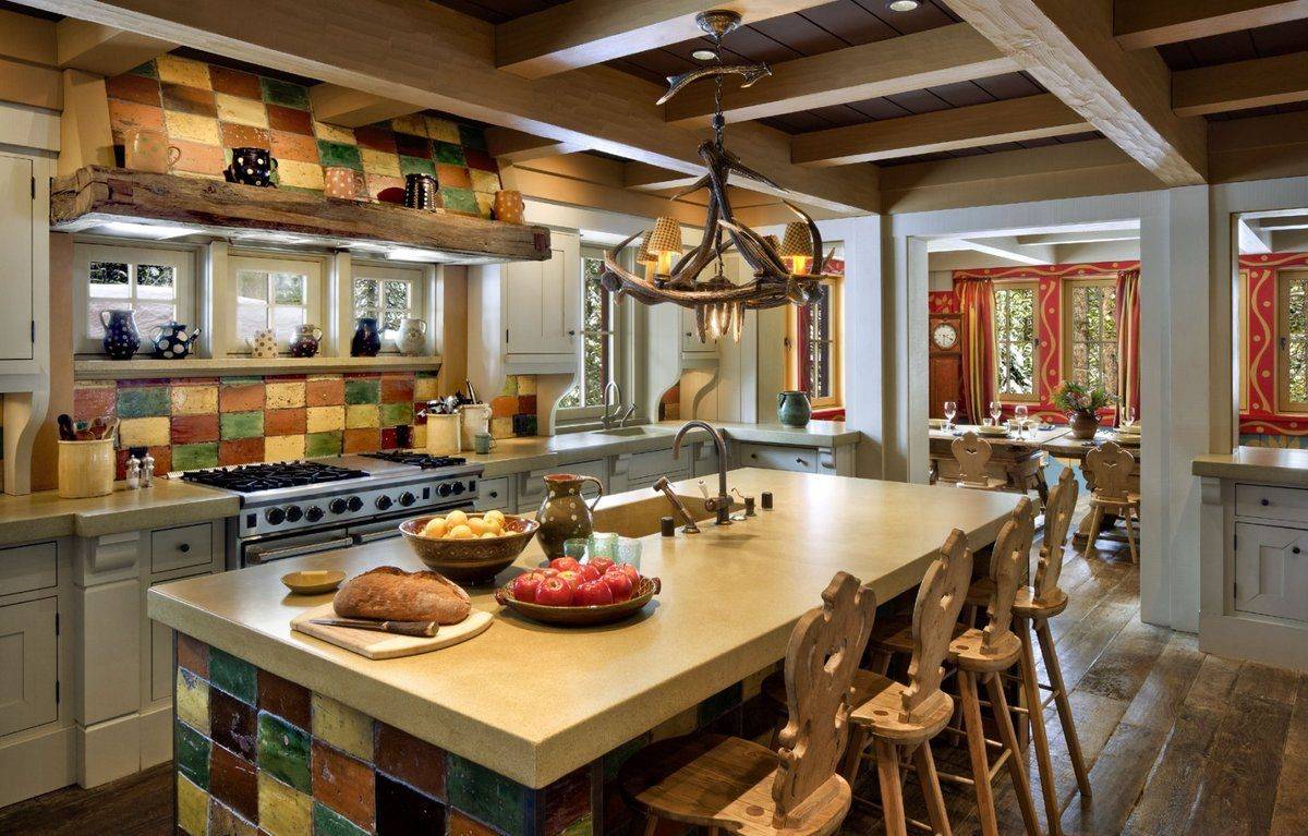 Как оформить кухню в стиле шале? (31 фото) – особенности дизайна и примеры в интерьере