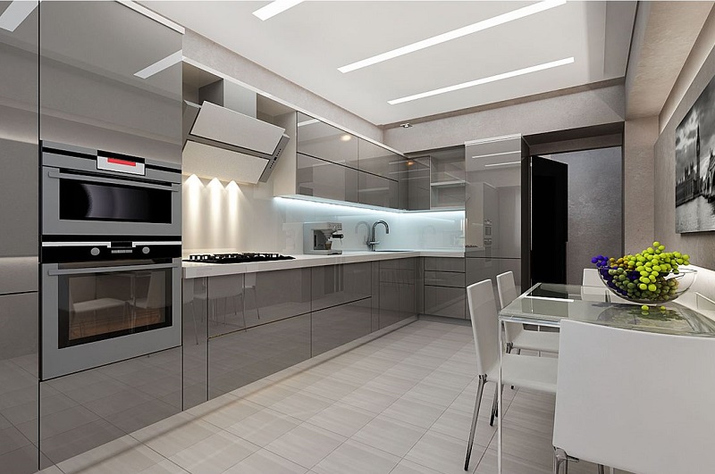Кухня-гостиная 18 кв. м. – реальные фото, зонирование и планировки