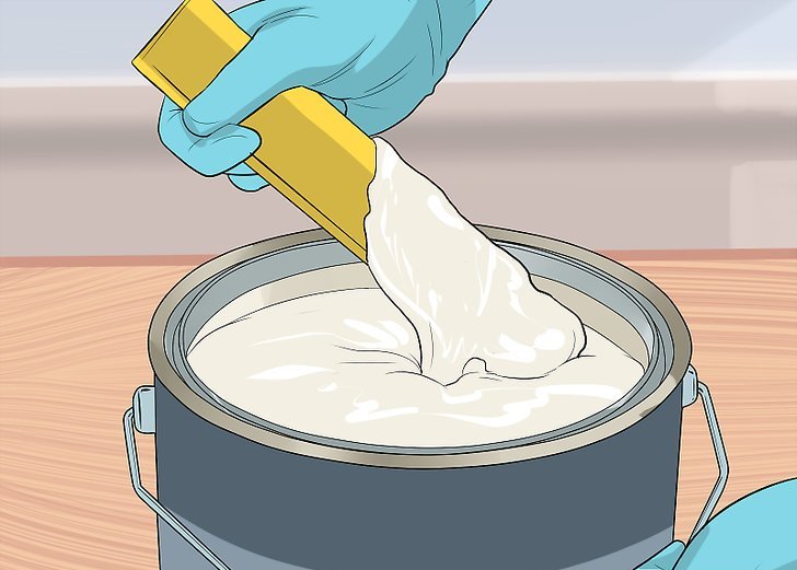 Как разбавить водоэмульсионную краску, если она засохла