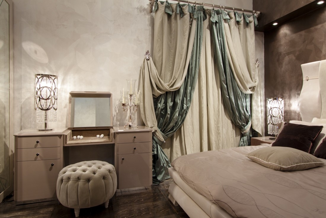 Итальянские шторы и портьеры - варинты использования с фото