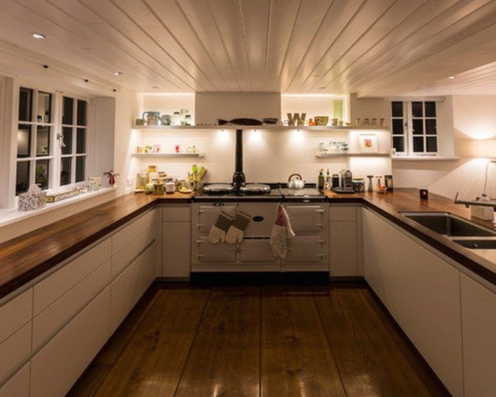 10 советов для обладателей кухни с низким потолком