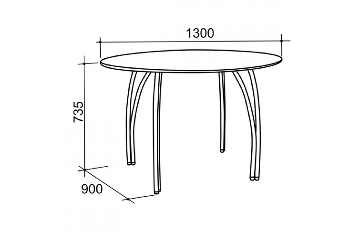 Обеденный стол, размеры, рекомендации по выбору подходящих габаритов
